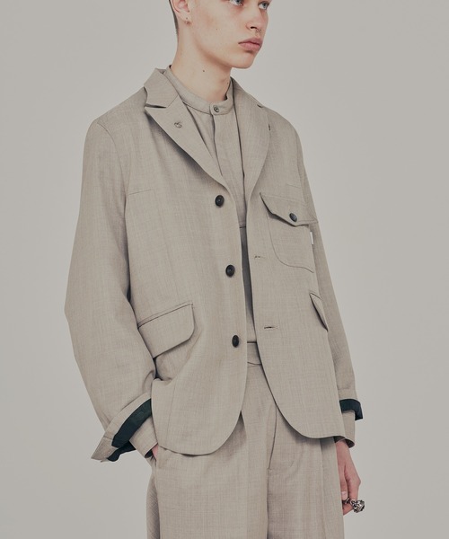 elephant TRIBAL fabrics（エレファントトライバルファブリックス）の「elephant TRIBAL fabrics William 3B JKT（テーラードジャケット・メンズ・ベージュ/ブラウン・FREE）」の3枚目の写真