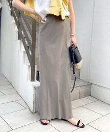 フィブリルツイルマーメイドマキシスカート