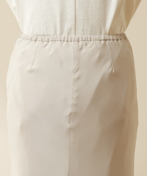 SHENERY(シーナリー)の「フィブリルツイルマーメイドマキシスカート(スカート・レディース・グレイッシュベージュ/ライトグレー/イエロー・38/36)」の14枚目の写真