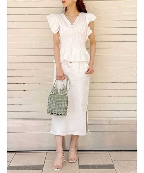 dazzlin(ダズリン)の「アミアミショルダーカラフルバッグ(ショルダーバッグ・レディース・ブラック/オフホワイト/イエロー/グリーン・FREE)」の3枚目の写真