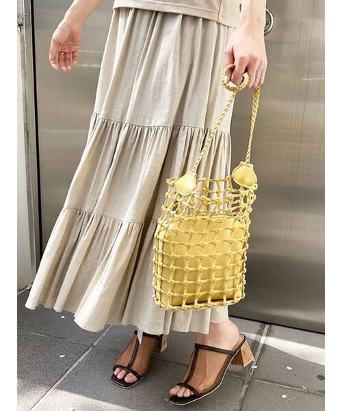 dazzlin(ダズリン)の「アミアミショルダーカラフルバッグ(ショルダーバッグ・レディース・ブラック/オフホワイト/イエロー/グリーン・FREE)」の12枚目の写真