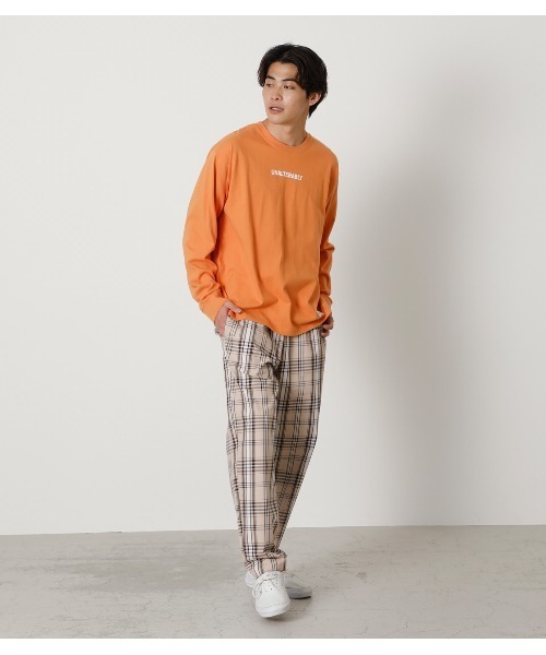 AZUL by moussy（アズールバイマウジー）の「UNALTERABLY PULLOVER/アンオールタラブリィプルオーバー（スウェット・メンズ・ブラック/ホワイト/オレンジ系その他・LARGE/MEDIUM/SMALL）」の14枚目の写真