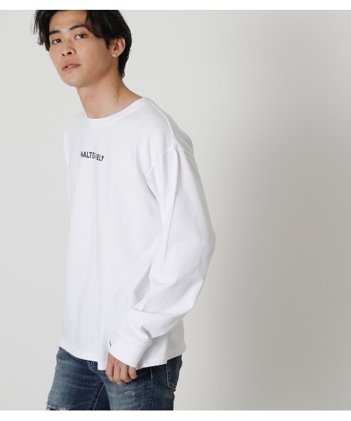 AZUL by moussy（アズールバイマウジー）の「UNALTERABLY PULLOVER/アンオールタラブリィプルオーバー（スウェット・メンズ・ブラック/ホワイト/オレンジ系その他・LARGE/MEDIUM/SMALL）」の5枚目の写真