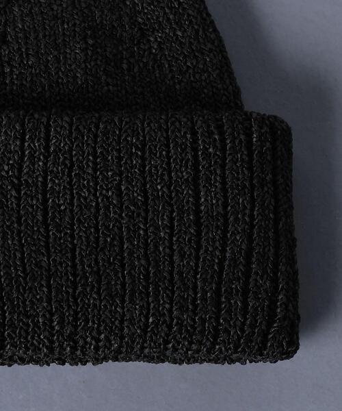 UNITED ARROWS（ユナイテッドアローズ）の「＜UNITED ARROWS＞ ニット キャップ（ニットキャップ/ビーニー・メンズ・ブラック/オフホワイト・FREE）」の5枚目の写真