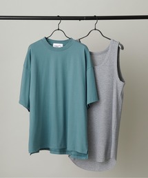 anown | 【-anown original-】オーバーサイズ Tシャツ&タンクトップ アンサンブル2点セット アンサンブル/パックT(Tシャツ/カットソー)