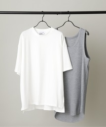 anown | 【-anown original-】アンサンブル2点セット オーバーサイズ Tシャツ＆タンクトップ(Tシャツ/カットソー)