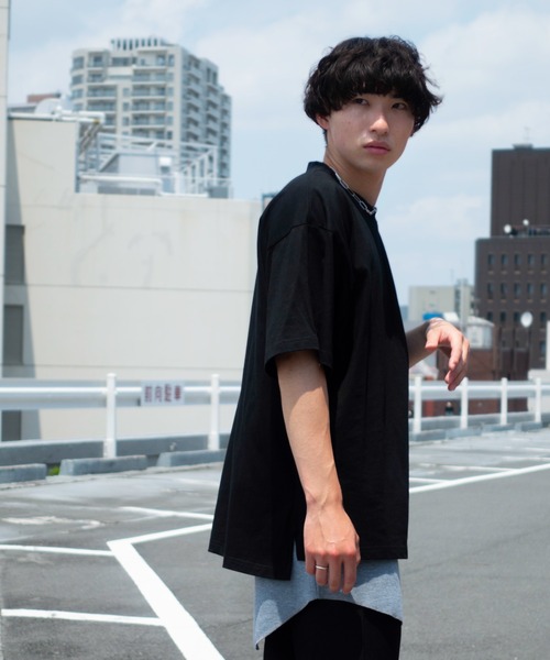 anown（アノン）の「【-anown original-】アンサンブル2点セット オーバーサイズ Tシャツ＆タンクトップ（Tシャツ/カットソー・メンズ・ホワイト/ブラック/アッシュブラウン/ブルー系その他/グレイッシュベージュ・S/M/L/XL）」の21枚目の写真