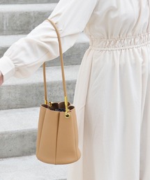 花びらバケツワンハンドルバッグ/ショルダー・巾着袋付き