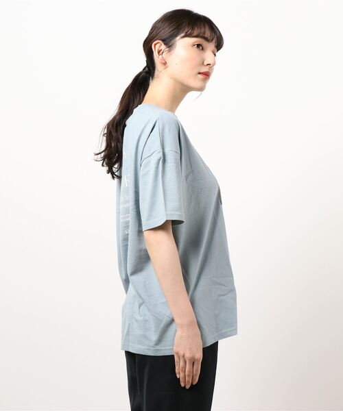 Honeys（ハニーズ）の「フォトプリントＴシャツ（Tシャツ/カットソー・レディース・ホワイト/ラベンダー/ホワイト×ブラック/グリーン系その他/スミクロ・LL/M/L）」の8枚目の写真