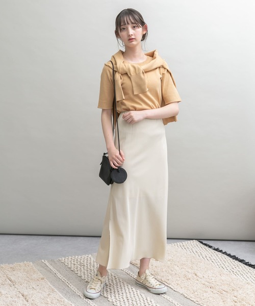 UR Lab.（アーバンリサーチラボ）の「ストレートスカート（スカート・レディース・ベージュ/ブルー/ミント・38/36）」の7枚目の写真