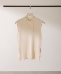 SENSE OF PLACE by URBAN RESEARCH | デザインリブノースリーブニットトップ(ニット/セーター)