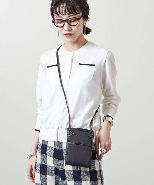 UNITED ARROWS（ユナイテッドアローズ）の「UWCS フレーム ポシェット◆（ショルダーバッグ・レディース・ブラック/オリーブ・FREE）」の2枚目の写真