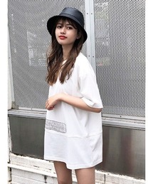 ENVYM | スウィッチングラインビッグＴ(Tシャツ/カットソー)