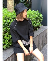 ENVYM | スウィッチングラインビッグＴ(Tシャツ/カットソー)