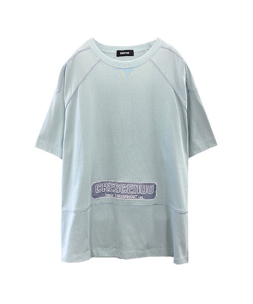 ENVYM（アンビー）の「スウィッチングラインビッグＴ（Tシャツ/カットソー・レディース・ホワイト/ブラック/ベージュ/グリーン・FREE）」の8枚目の写真