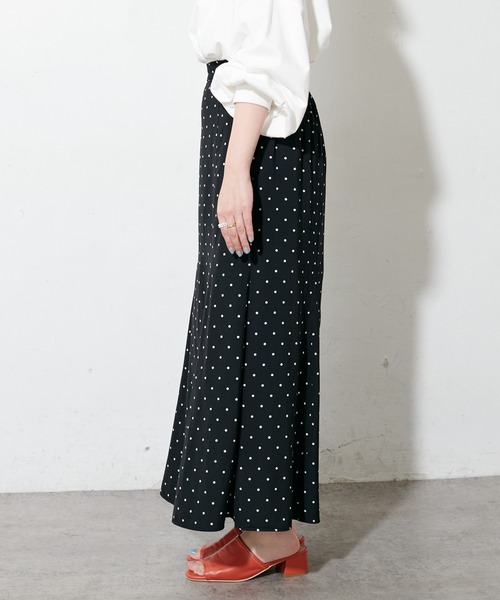 DISCOAT（ディスコート）の「ドットマーメイドスカート（スカート・レディース・ブラック/オフホワイト・FREE）」の11枚目の写真