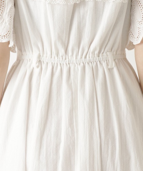 REDYAZEL（レディアゼル）の「かぎ針レースマキシ丈フレアワンピース（ワンピース・レディース・オフホワイト/ブラック・SMALL/MEDIUM）」の20枚目の写真