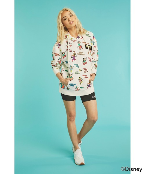 Guess（ゲス）の「GUESS / Mickey & Friends Collection / Hooded Parka（パーカー・メンズ・アイボリー・MEDIUM/X-SMALL/X-LARGE/LARGE/SMALL）」の6枚目の写真