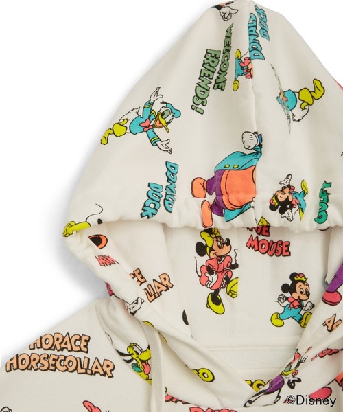 Guess（ゲス）の「GUESS / Mickey & Friends Collection / Hooded Parka（パーカー・メンズ・アイボリー・MEDIUM/X-SMALL/X-LARGE/LARGE/SMALL）」の3枚目の写真