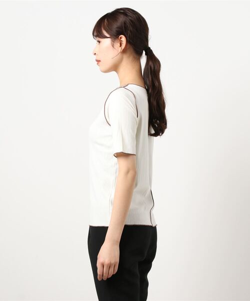 cepo（セポ）の「ハイショクメローＴｅｅ（Tシャツ/カットソー・レディース・グレー/オフホワイト/チャコールグレー・M）」の12枚目の写真