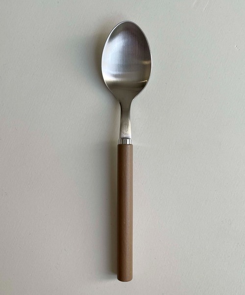 CANAL JEAN（キャナルジーン）の「DULTON　WOOD HANDLE DESSERT SPOON ウッドハンドルデザートスプーン/K21-306（カトラリー・レディース・ベージュ/ネイビー・ONE SIZE）」の3枚目の写真