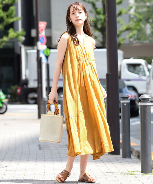 新品★21AW★RBS★RAY BEAMS★ロングワンピース★トレンチ ベスト★ 新品☆21AW☆RBS☆RAY BEAMS☆ロングワンピース☆トレンチ