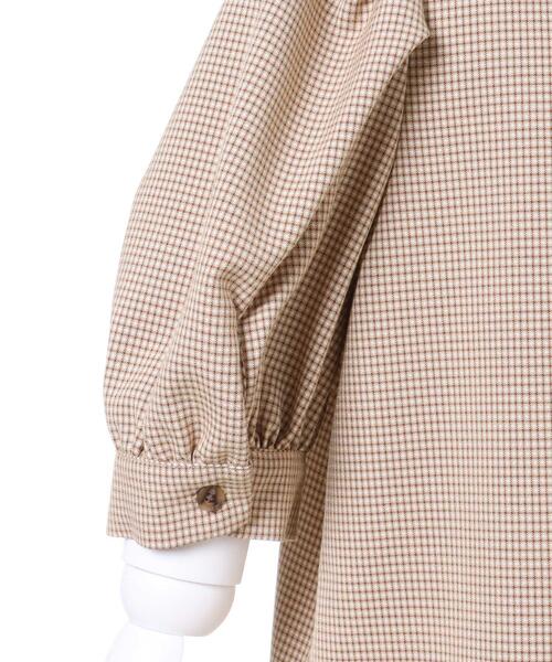 INGNI（イング）の「スクエアネックタックパワショル／ブラウス（シャツ/ブラウス・レディース・アイボリー/ライトブラウン/ライトカーキ/ブラック系その他3/ベージュ系4・M）」の10枚目の写真