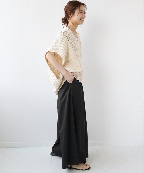 JOURNAL STANDARD relume（ジャーナルスタンダード　レリューム）の「コットンタイプライターギャザーパンツ◆（その他パンツ・レディース・カーキ/ブラック・38/36）」の15枚目の写真