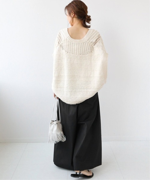 JOURNAL STANDARD relume（ジャーナルスタンダード　レリューム）の「コットンタイプライターギャザーパンツ◆（その他パンツ・レディース・カーキ/ブラック・38/36）」の9枚目の写真