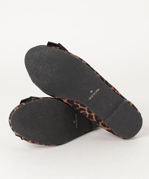 chumchum(チャムチャム)の「レオパードバレーシューズ(バレエシューズ・レディース・グレー/ブラウン・M/L)」の4枚目の写真