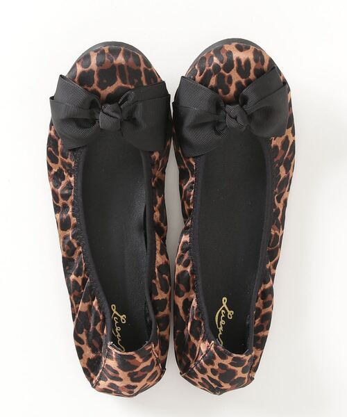 chumchum(チャムチャム)の「レオパードバレーシューズ(バレエシューズ・レディース・グレー/ブラウン・M/L)」の5枚目の写真