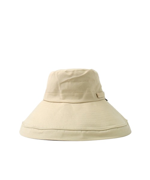 VitaFelice（ヴィータフェリーチェ）の「折りたたみコットンツバ広ハット（ハット・レディース・ブラック/ネイビー/アイボリー・FREE）」の8枚目の写真