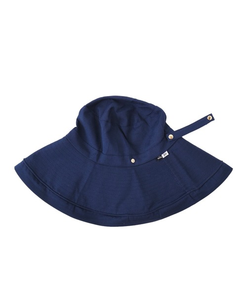 VitaFelice（ヴィータフェリーチェ）の「折りたたみコットンツバ広ハット（ハット・レディース・ブラック/ネイビー/アイボリー・FREE）」の15枚目の写真