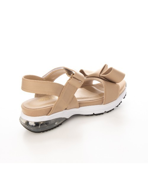 Realta(レアルタ)の「Realta(レアルタ) リボンがかわいいベルクロエアー底スポーツ サンダル(サンダル・レディース・ブラック/ピンク/ネイビー/パープル/アイボリー/グレー/ブルー/ミント・LL/M/S/L)」の22枚目の写真