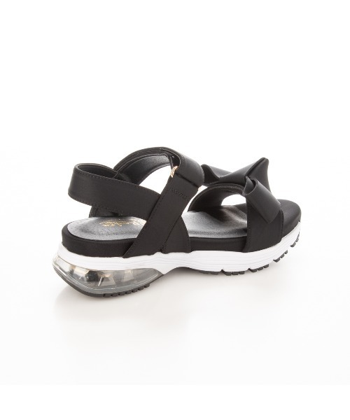 Realta(レアルタ)の「Realta(レアルタ) リボンがかわいいベルクロエアー底スポーツ サンダル(サンダル・レディース・ブラック/ピンク/ネイビー/パープル/アイボリー/グレー/ブルー/ミント・LL/M/S/L)」の21枚目の写真