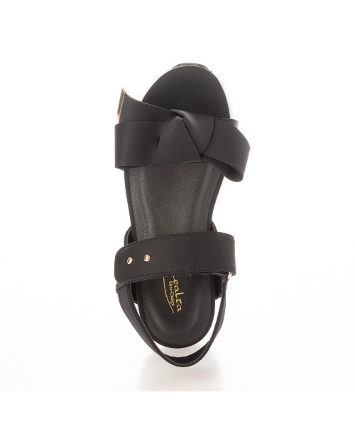 Realta(レアルタ)の「Realta(レアルタ) リボンがかわいいベルクロエアー底スポーツ サンダル(サンダル・レディース・ブラック/ピンク/ネイビー/パープル/アイボリー/グレー/ブルー/ミント・LL/M/S/L)」の18枚目の写真