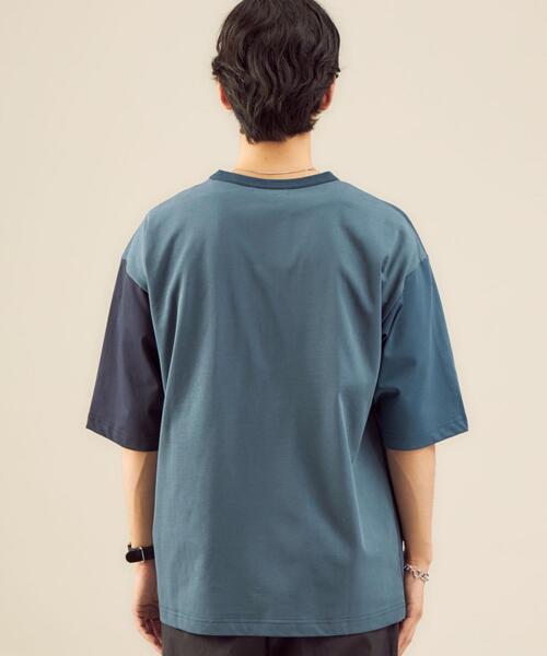 green label relaxing（グリーンレーベルリラクシング）の「＜green label relaxing＞Clean クレイジー クルーネック [Tシャツ]（Tシャツ/カットソー・メンズ・ホワイト/ダークグレー/ベージュ/ロイヤルブルー・MEDIUM/LARGE/SMALL/X-LARGE）」の5枚目の写真