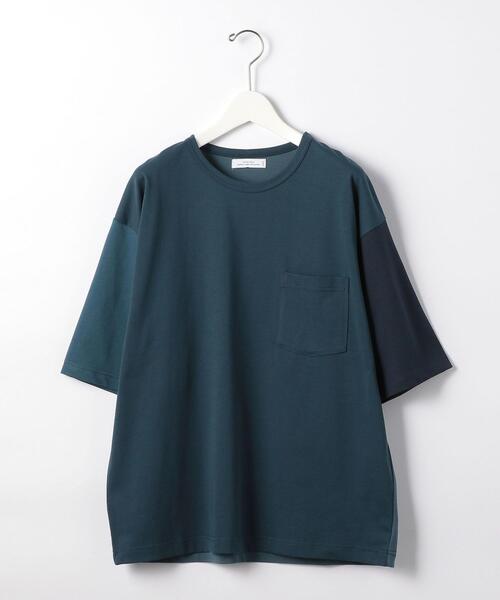 green label relaxing（グリーンレーベルリラクシング）の「＜green label relaxing＞Clean クレイジー クルーネック [Tシャツ]（Tシャツ/カットソー・メンズ・ホワイト/ダークグレー/ベージュ/ロイヤルブルー・MEDIUM/LARGE/SMALL/X-LARGE）」の7枚目の写真