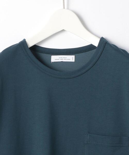 green label relaxing（グリーンレーベルリラクシング）の「＜green label relaxing＞Clean クレイジー クルーネック [Tシャツ]（Tシャツ/カットソー・メンズ・ホワイト/ダークグレー/ベージュ/ロイヤルブルー・MEDIUM/LARGE/SMALL/X-LARGE）」の10枚目の写真