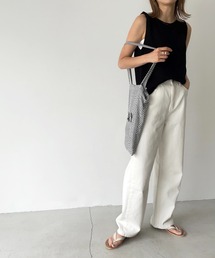 CANAL JEAN | via j(ヴィアジェイ) ニットタンクトップ(タンクトップ)