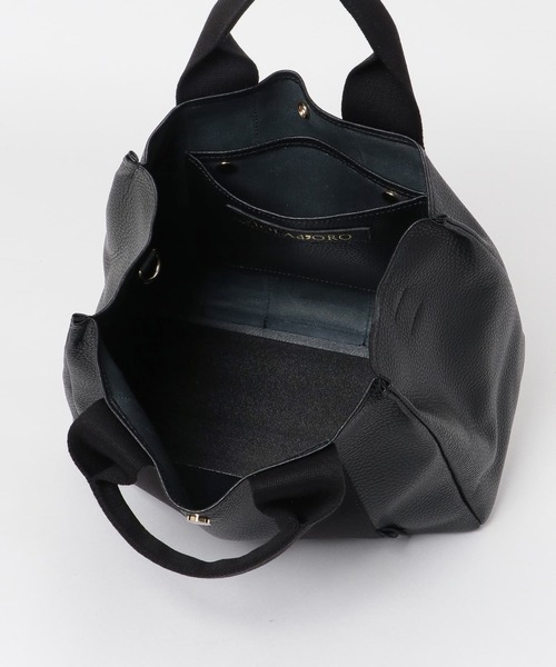 URBAN RESEARCH ROSSO WOMEN(アーバンリサーチ ロッソ)の「VIOLAd’ORO GINO トート レザー(トートバッグ・レディース・ブラック/ベージュ・-)」の7枚目の写真