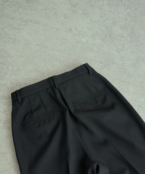 Lui's（ルイス）の「【オリジナルファブリック4×4セットアップシリーズ】 スリムストレートパンツ（スラックス・メンズ・ブラック/ブロンズ・MEDIUM/SMALL）」の8枚目の写真