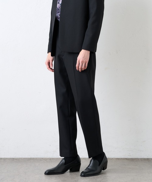 Lui's（ルイス）の「【オリジナルファブリック4×4セットアップシリーズ】 スリムストレートパンツ（スラックス・メンズ・ブラック/ブロンズ・MEDIUM/SMALL）」の22枚目の写真