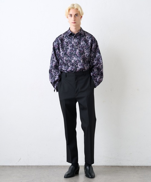 Lui's（ルイス）の「【オリジナルファブリック4×4セットアップシリーズ】 スリムストレートパンツ（スラックス・メンズ・ブラック/ブロンズ・MEDIUM/SMALL）」の20枚目の写真