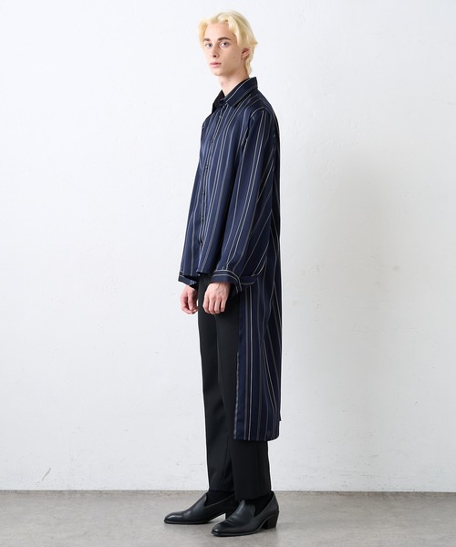 Lui's（ルイス）の「【オリジナルファブリック4×4セットアップシリーズ】 スリムストレートパンツ（スラックス・メンズ・ブラック/ブロンズ・MEDIUM/SMALL）」の21枚目の写真