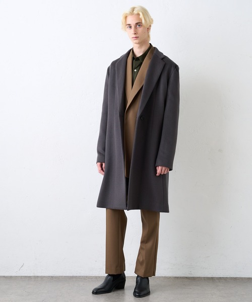 Lui's（ルイス）の「【オリジナルファブリック4×4セットアップシリーズ】 スリムストレートパンツ（スラックス・メンズ・ブラック/ブロンズ・MEDIUM/SMALL）」の15枚目の写真