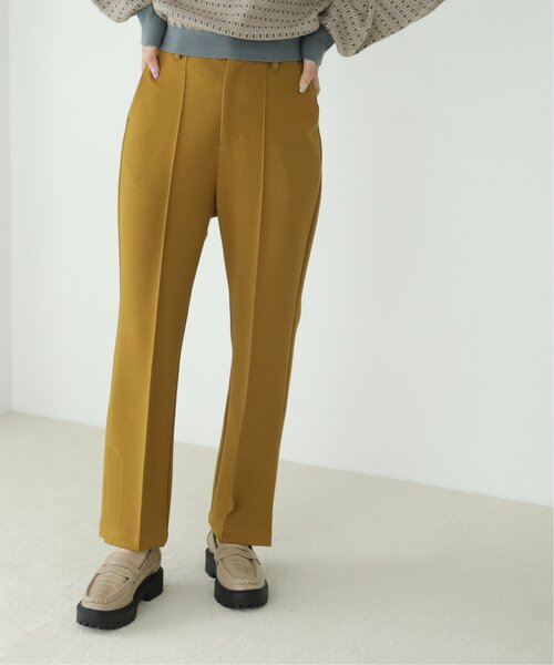 RAY CASSIN（レイカズン）の「ストレッチセンタータックカラーパンツ（スラックス・レディース・ブラック/ブラウン/ブルー/ライトカーキ/キナリ・SMALL/MEDIUM/LARGE）」の8枚目の写真