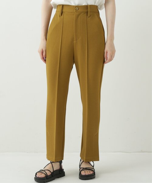 RAY CASSIN（レイカズン）の「ストレッチセンタータックカラーパンツ（スラックス・レディース・ブラック/ブラウン/ブルー/ライトカーキ/キナリ・SMALL/MEDIUM/LARGE）」の13枚目の写真