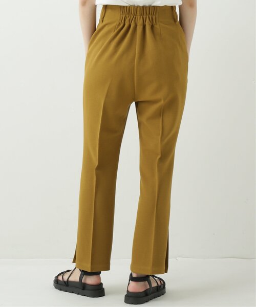 RAY CASSIN（レイカズン）の「ストレッチセンタータックカラーパンツ（スラックス・レディース・ブラック/ブラウン/ブルー/ライトカーキ/キナリ・SMALL/MEDIUM/LARGE）」の9枚目の写真