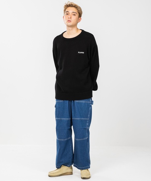 XLARGE（エクストララージ）の「STANDARD LOGO KNIT（ニット/セーター・メンズ・ブラック/グレー/グリーン・S/M/L/XL）」の10枚目の写真